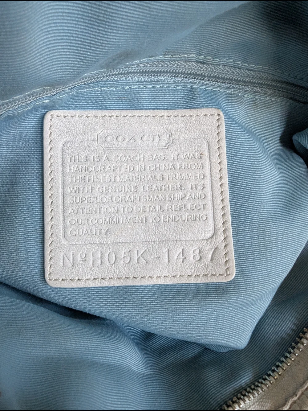 Y2K Coach Signature Soho Buckle Duffle (Style No. 1487/3577).
